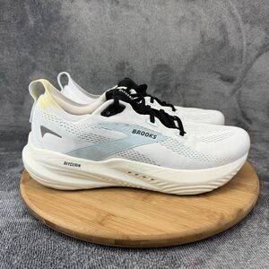 Brooks Glycerin 22 Shoes Mens Size 10 White Mesh Running Sneakers 1104451D175